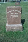 C Company, 24th Michigan GHI - Plymouth Historical Museum - holbrook_charles_tomb